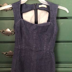 Banana republic size xs denim dress sleeveless
